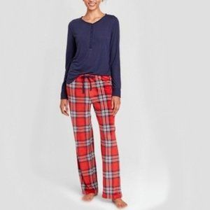 Stars Above Cozy Pajama Set, Navy